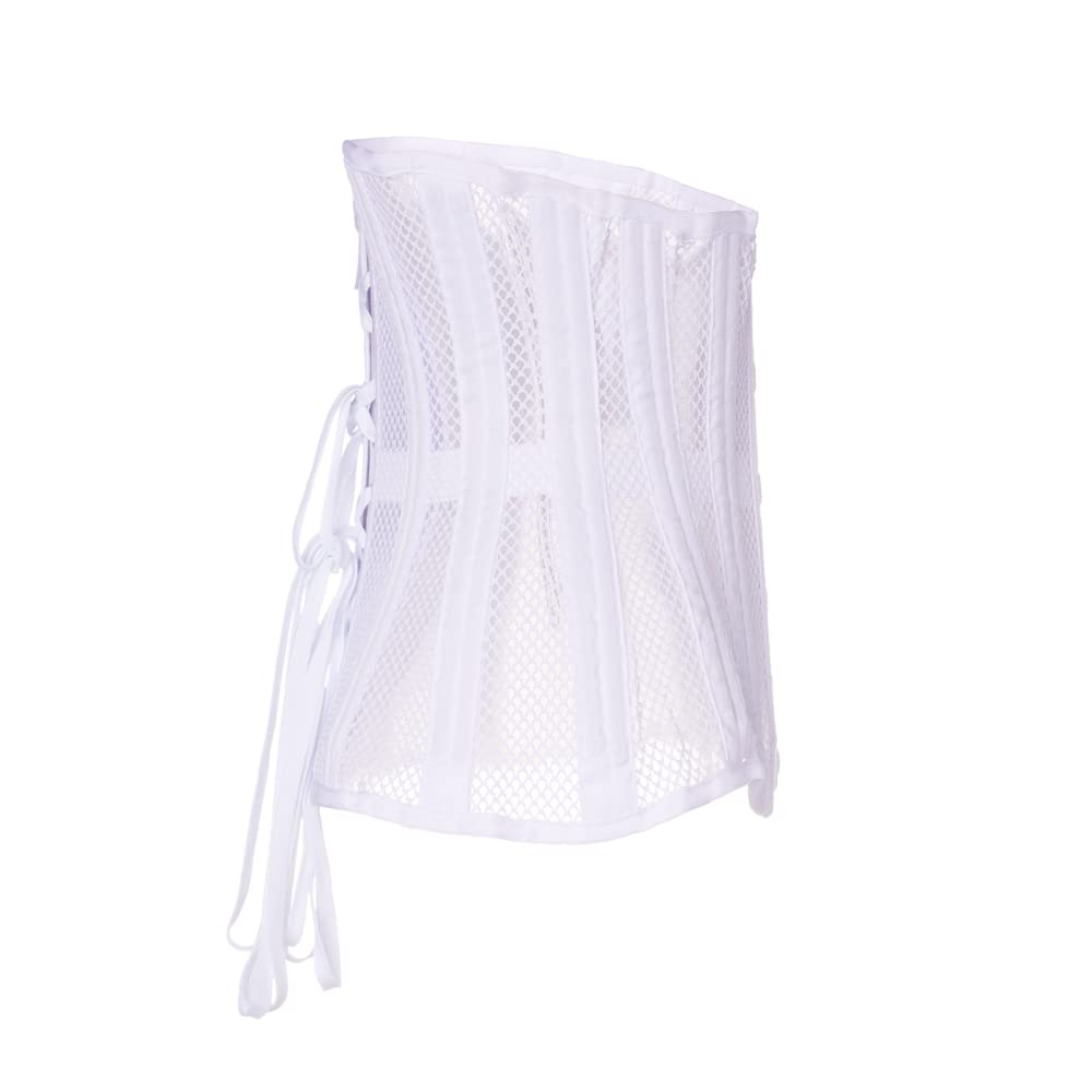 Women Heavy Spiral 26 Steel Boned Underbust Corset Satin Heavy Duty Waist Training Shaper Cincher