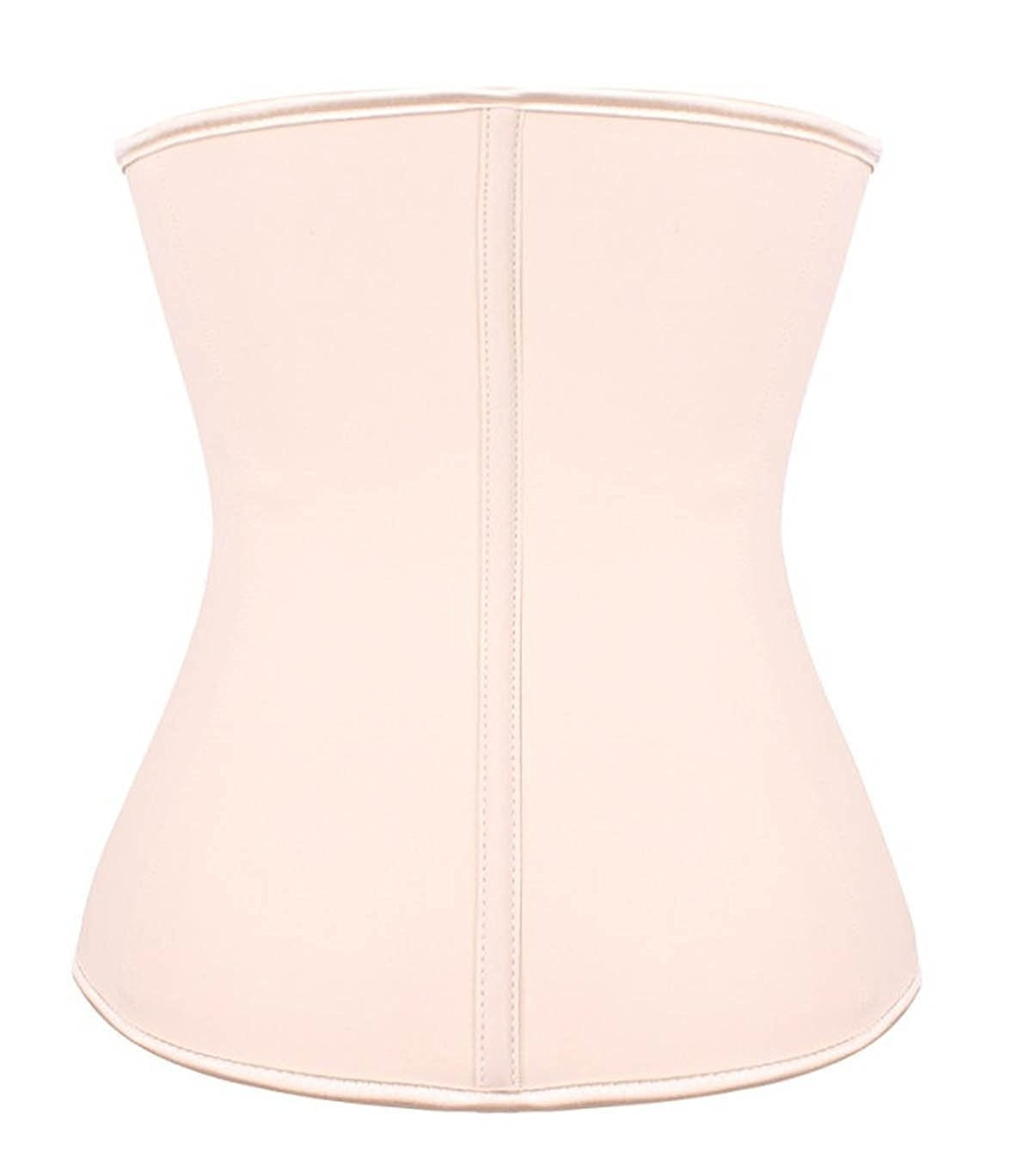YIANNA Waist Trainer for Women Latex Underbust Waist Cincher Corset Sport Girdle Hourglass Body Shaper