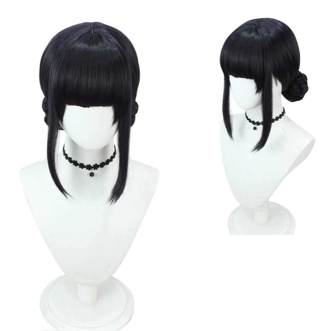 Snugeasy Rumi Costume Kids Wig Cosplay, Anime Mira Zoey Costume Wigs for Women Men, Purple Braid Wig Outfit Hair Halloween Cosplay Props