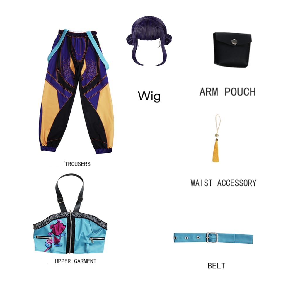 Girls Pop Singer Costume Halloween Party Cosplay Full Set Stage Performance Outfits