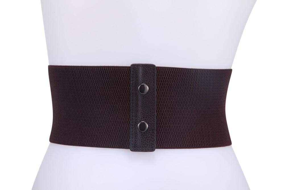 VOCHIC Womens PU Leather Belt High Waist Cincher Belt Corsets for Waist Training Wide Belt