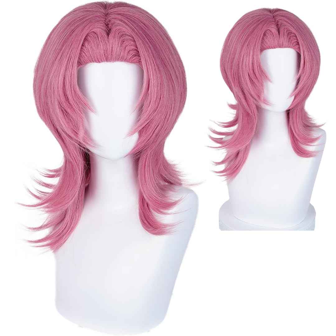 Snugeasy Rumi Costume Kids Wig Cosplay, Anime Mira Zoey Costume Wigs for Women Men, Purple Braid Wig Outfit Hair Halloween Cosplay Props