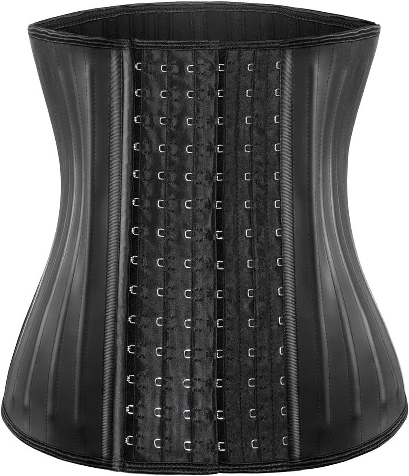 ECOWALSON Waist Trainer for Women Corset Cincher Body Shaper Girdle Trimmer with Steel Bones Extender