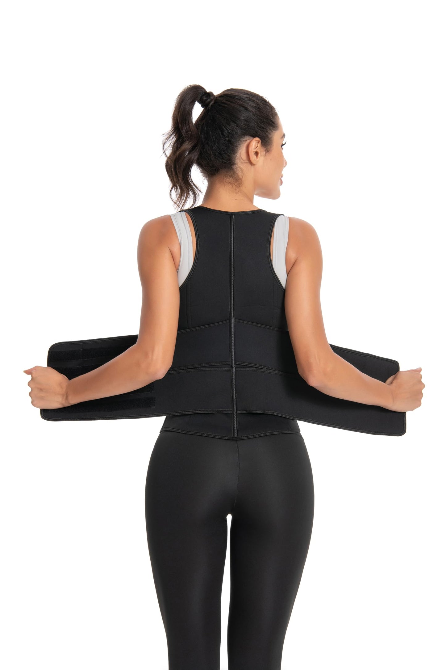 Corset Top Bodysuit Plus Size Black Shapewear Waist Trainer Corset Top