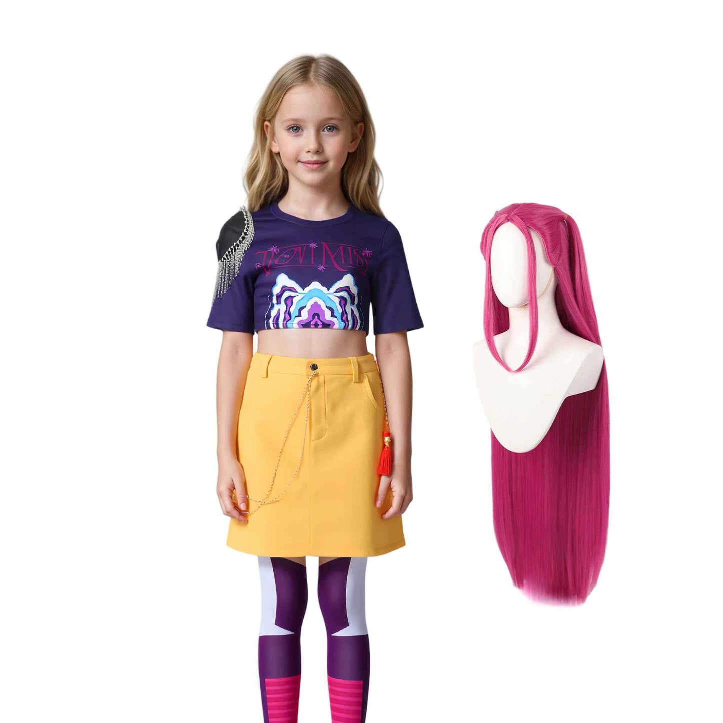 Girls Pop Singer Costume Halloween Party Cosplay Full Set Stage Performance Outfits