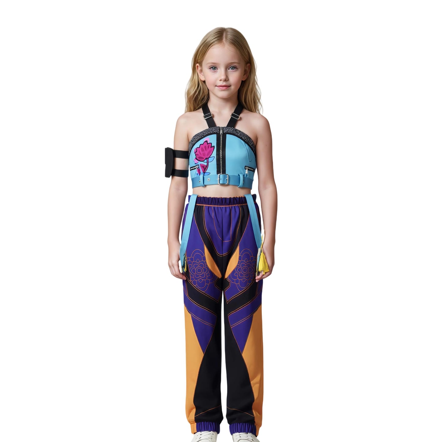 Girls Pop Singer Costume Halloween Party Cosplay Full Set Stage Performance Outfits