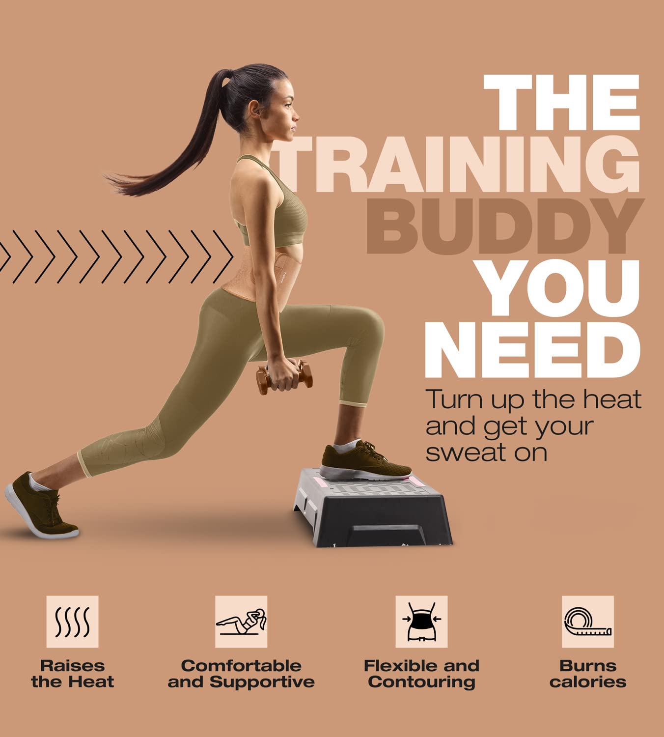 ActiveGear Premium Waist Trimmer & Trainer Belt for Men and Women - Sweat-Enhancing Slimming Wrap for Stomach, Adjustable Fit