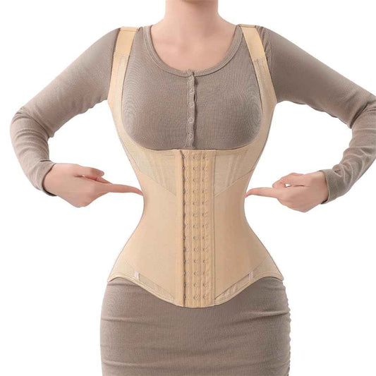 Waist Trainer for Women Corset Shapewear Tummy Control Vest Waist Cincher Shaper Workout Girdle