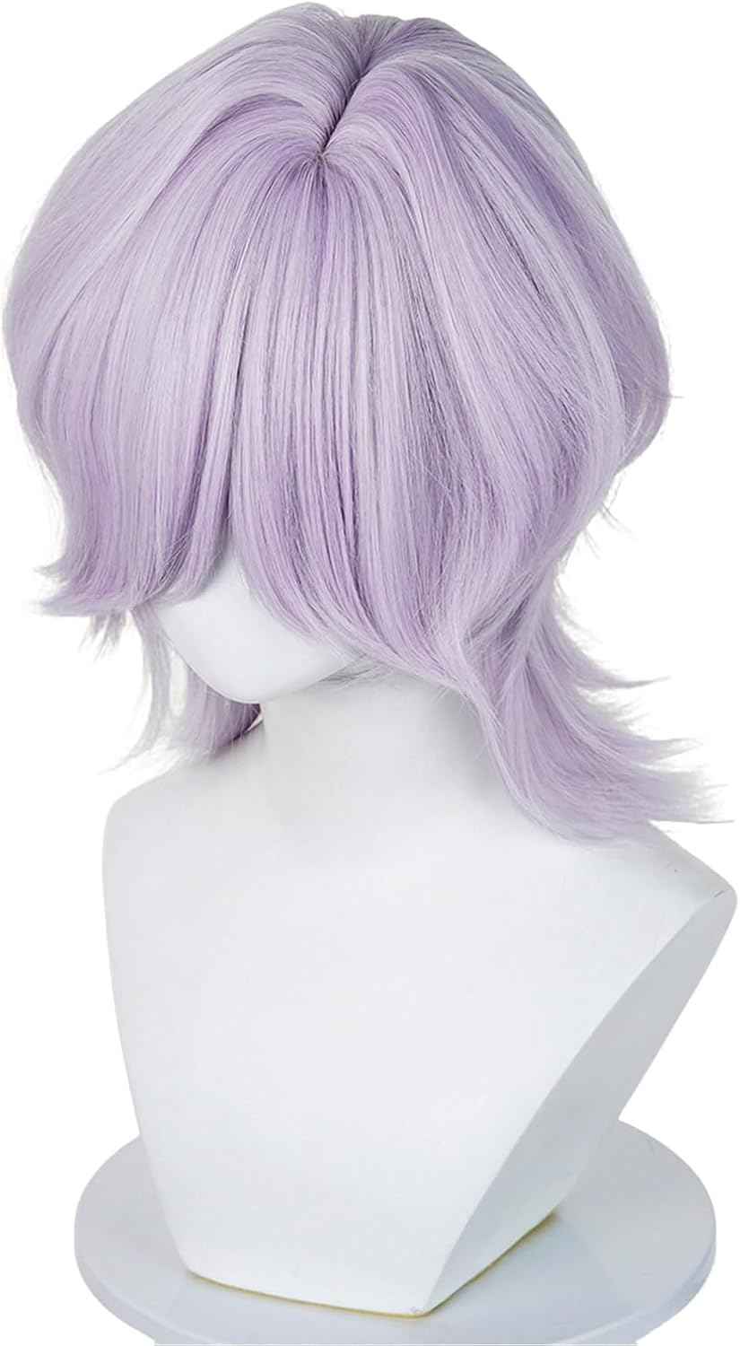 Snugeasy Rumi Costume Kids Wig Cosplay, Anime Mira Zoey Costume Wigs for Women Men, Purple Braid Wig Outfit Hair Halloween Cosplay Props