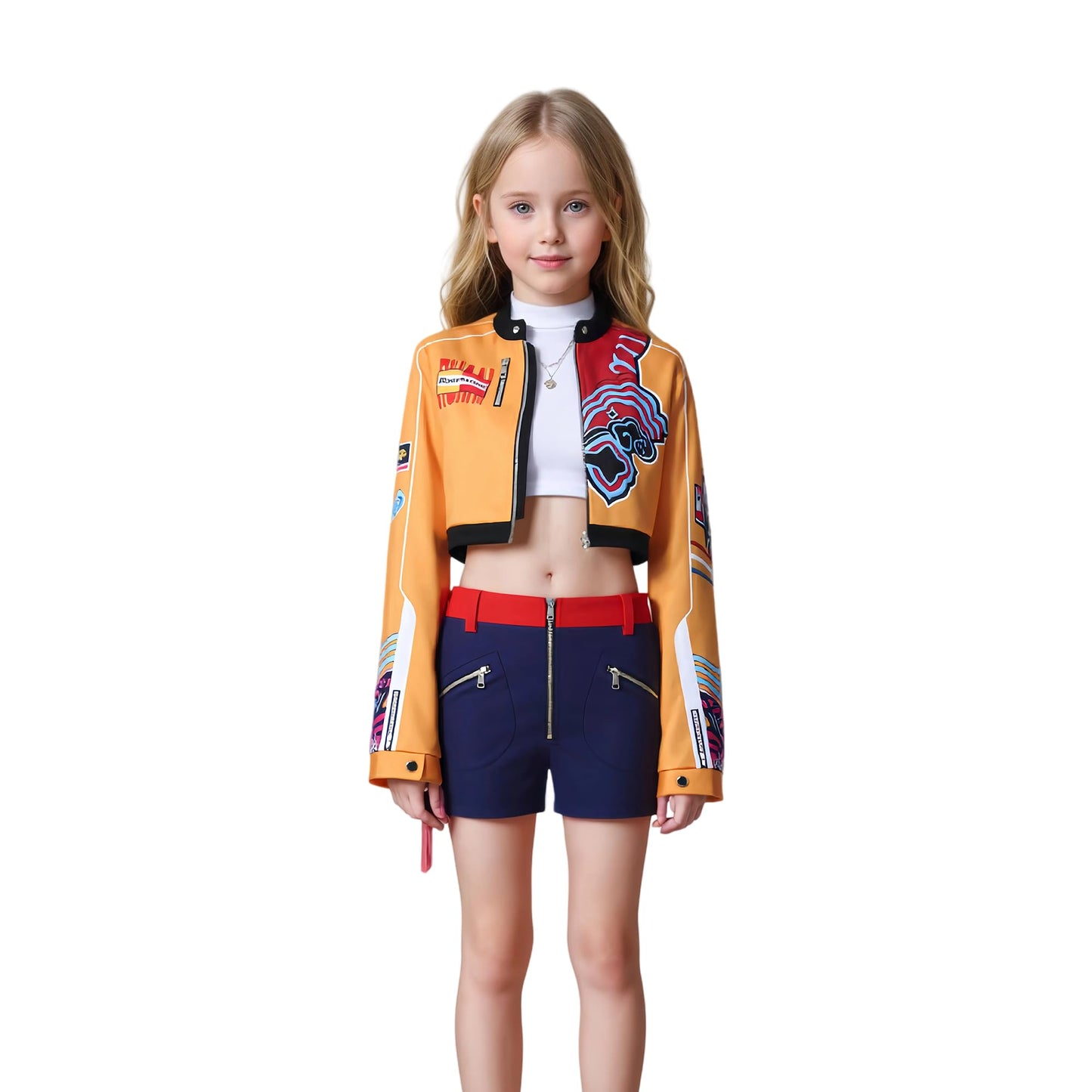 Girls Pop Singer Costume Halloween Party Cosplay Full Set Stage Performance Outfits