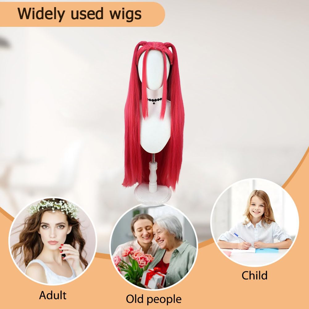 Snugeasy Rumi Costume Kids Wig Cosplay, Anime Mira Zoey Costume Wigs for Women Men, Purple Braid Wig Outfit Hair Halloween Cosplay Props