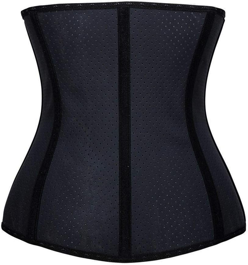 YIANNA Waist Trainer for Women Latex Underbust Waist Cincher Corset Sport Girdle Hourglass Body Shaper