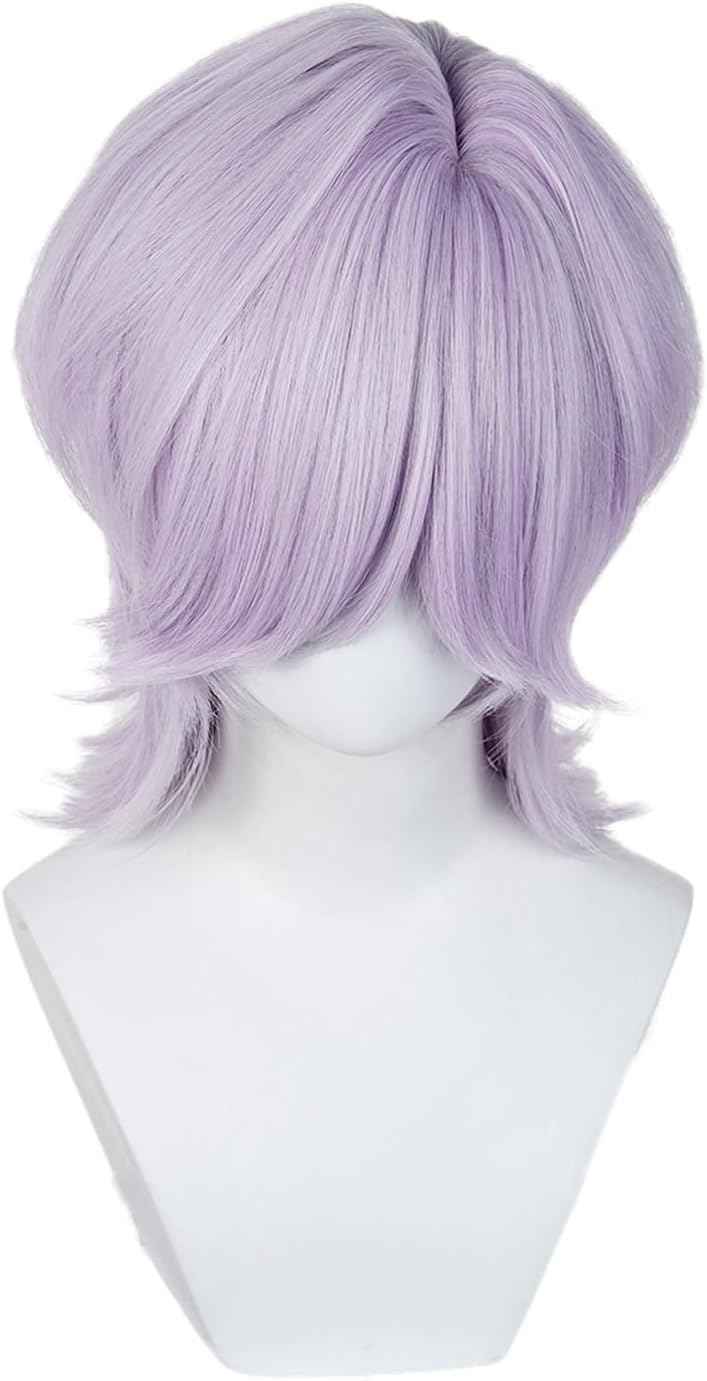 Snugeasy Rumi Costume Kids Wig Cosplay, Anime Mira Zoey Costume Wigs for Women Men, Purple Braid Wig Outfit Hair Halloween Cosplay Props