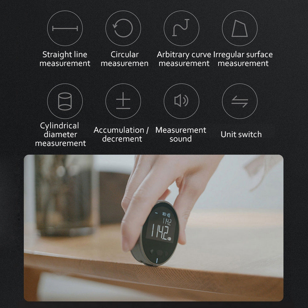 Distance Measuring Instrument | Electronic Measuring Ruler Tape | Measure High Definition Digital LCD | High Precision Electronic Measuring Ruler Tool