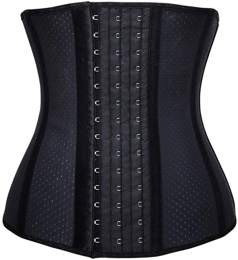 YIANNA Waist Trainer for Women Latex Underbust Waist Cincher Corset Sport Girdle Hourglass Body Shaper