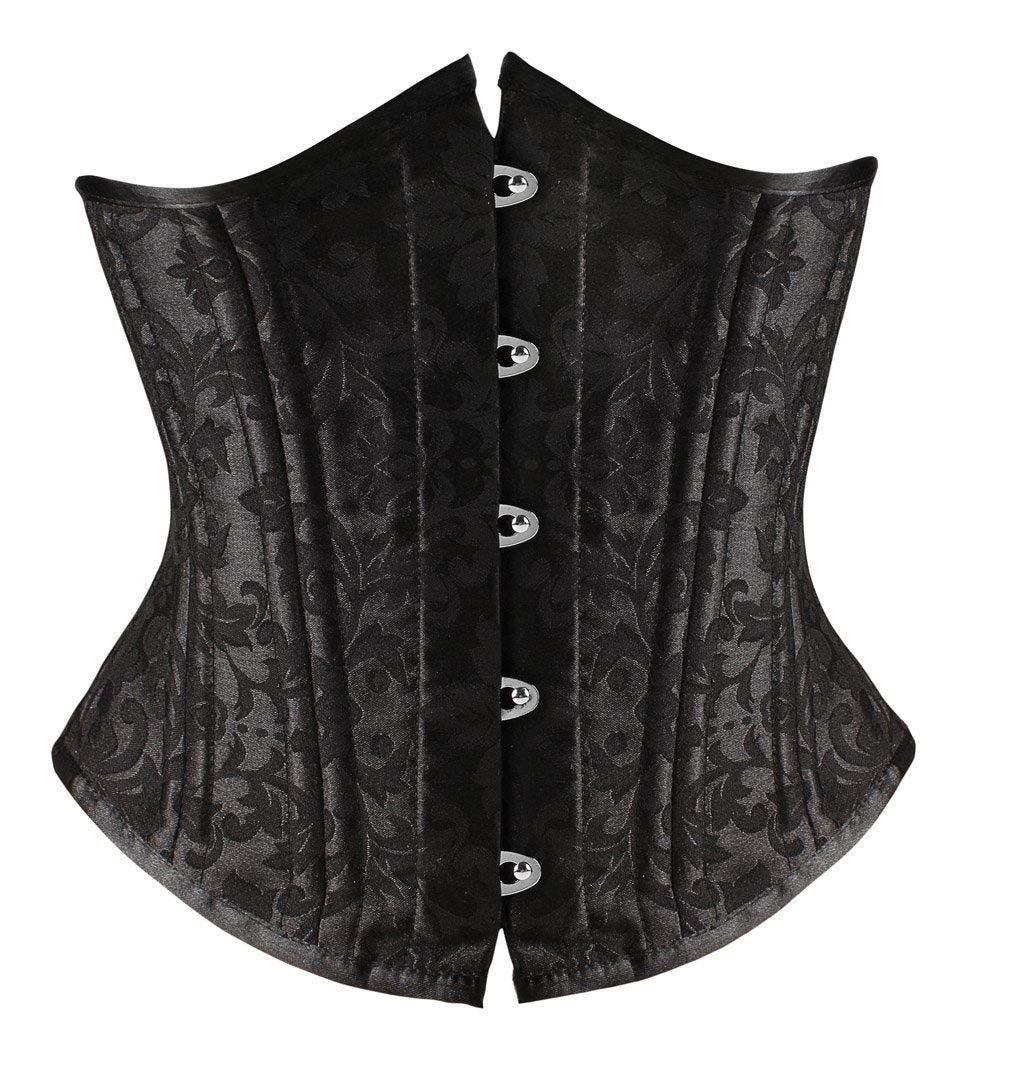 SHAPERX Women's Waist Training Corsets Underbust Heavy Duty 26 Steel Boned Hourglass Silhouette Body Shaper