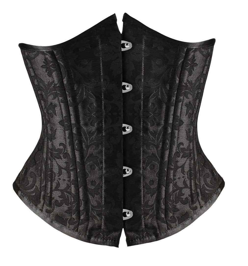 SHAPERX Women's Waist Training Corsets Underbust Heavy Duty 26 Steel Boned Hourglass Silhouette Body Shaper