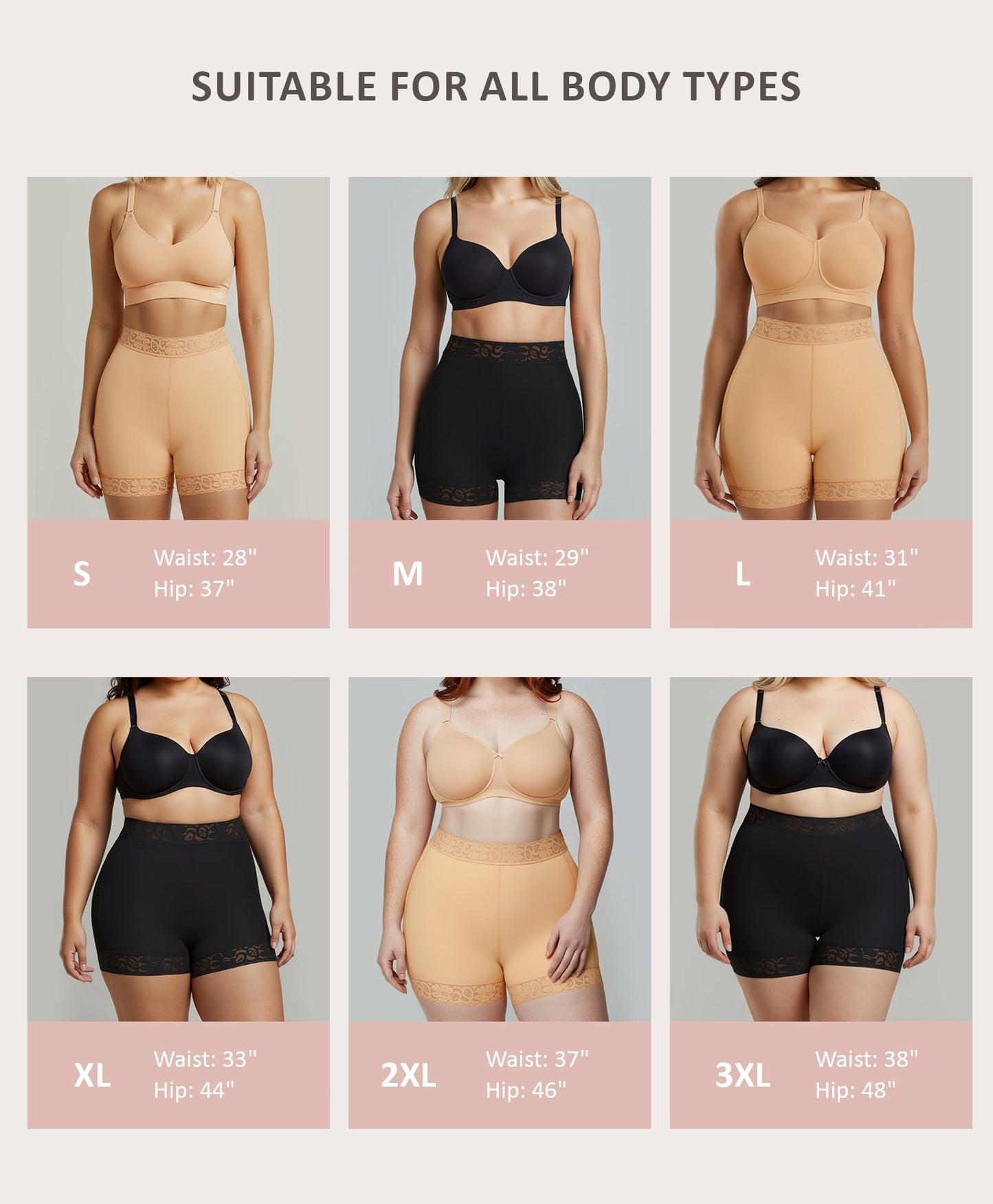 FeelinGirl Butt Lifter Panties Hip Enhancer Shapewear Tummy Control Body Shaper Shorts