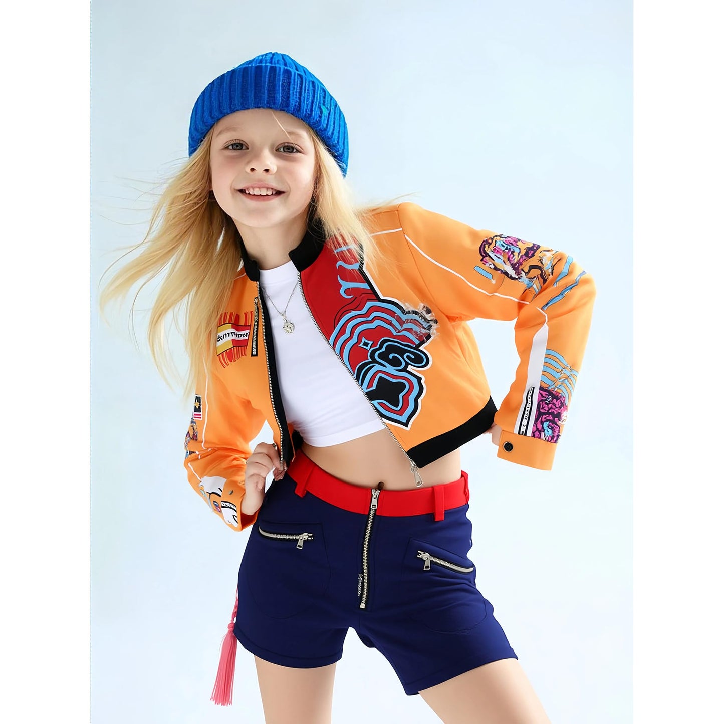 Girls Pop Singer Costume Halloween Party Cosplay Full Set Stage Performance Outfits