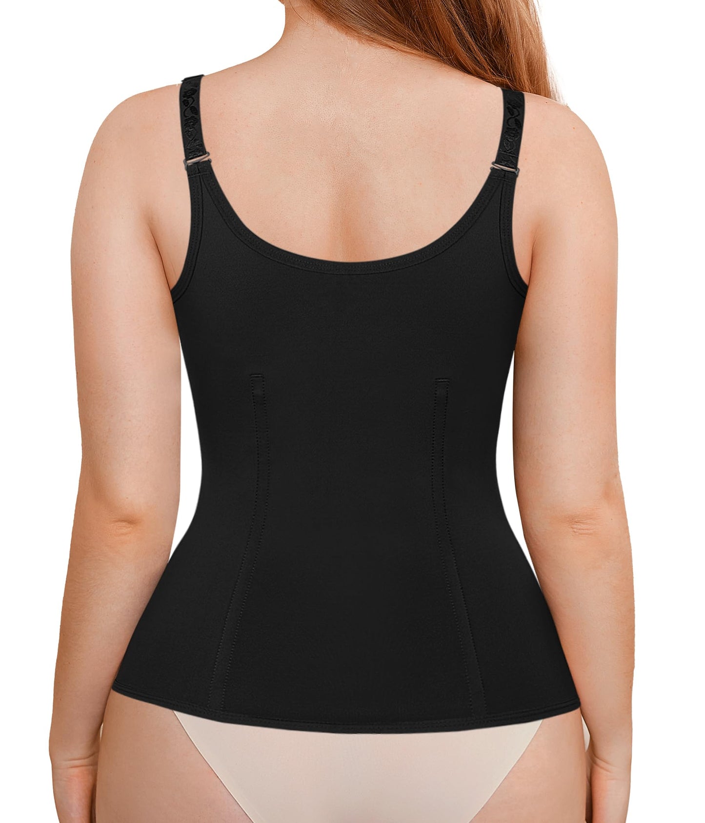 LODAY Waist Trainer Corset for Women Tummy Control Sport Workout Body Shaper Black