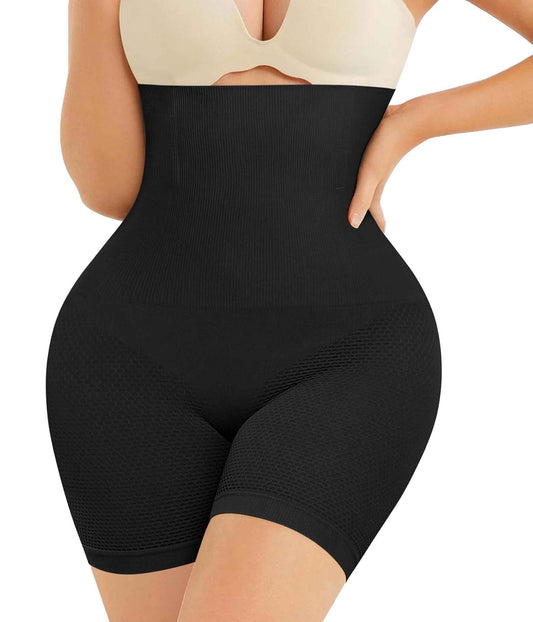 Nebility Womens' Shapewear Thigh Slimmer Tummy Control Body Shaper Shorts Butt Lifter Panties High Waist Trainer