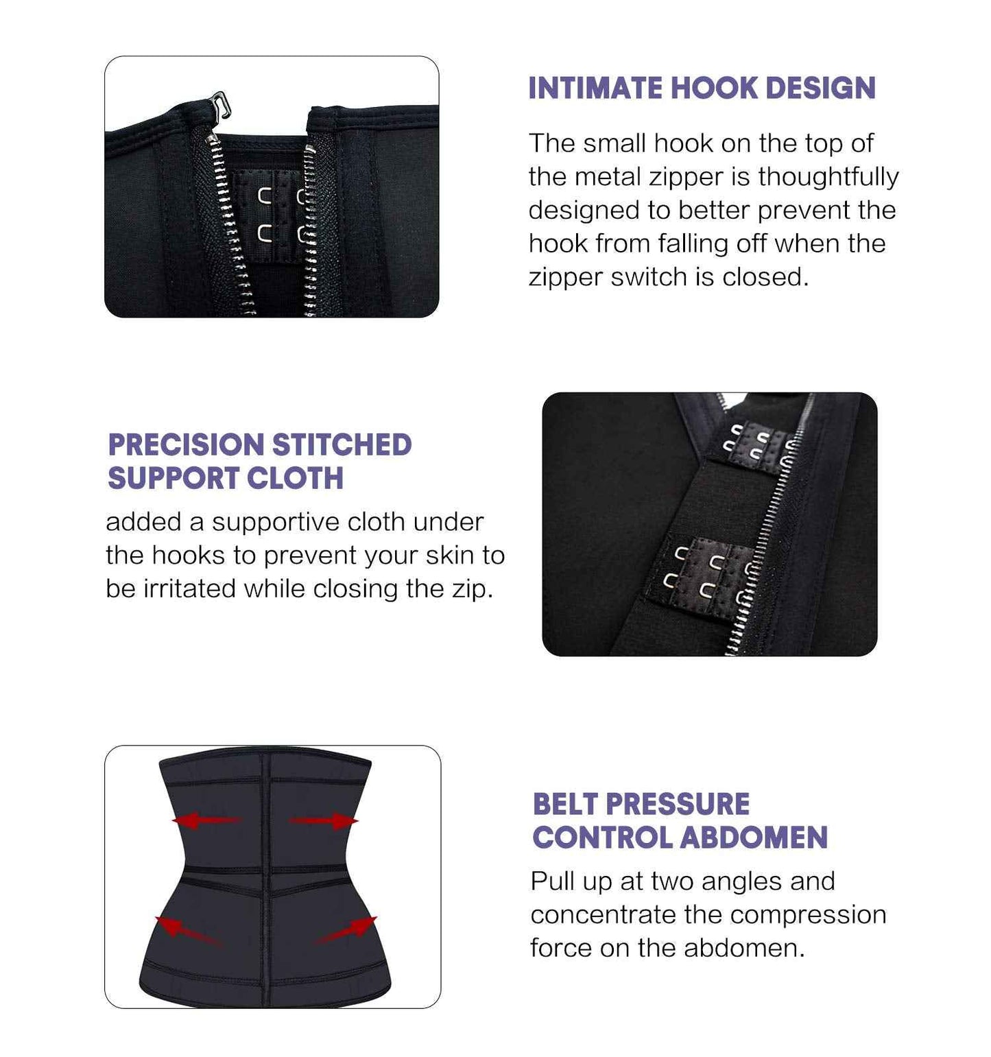 YIANNA Waist Trainer for Women Latex Underbust Double Training Belt Tummy Control Waist Cincher Sport Girdle