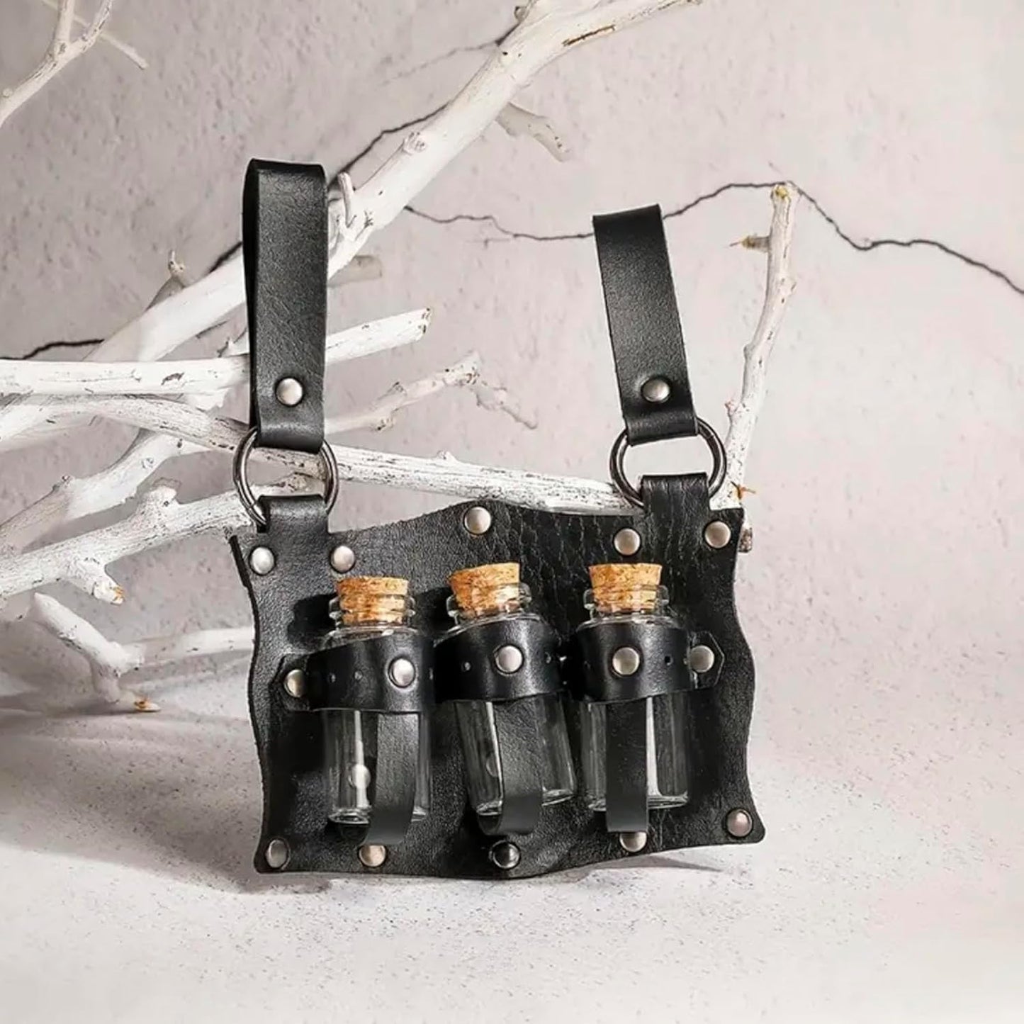 5PCS Renaissance Costume Sets Corset Waistband Belt Pouch Coin Purse Potion Bottle Vials Skirt Hike Medieval Cosplay
