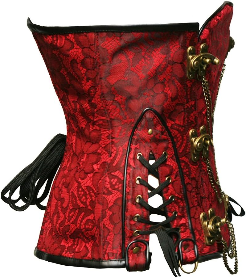 bslingerieĀ® Gothic Steampunk Heavy Duty Waist Cincher Underbust Corset
