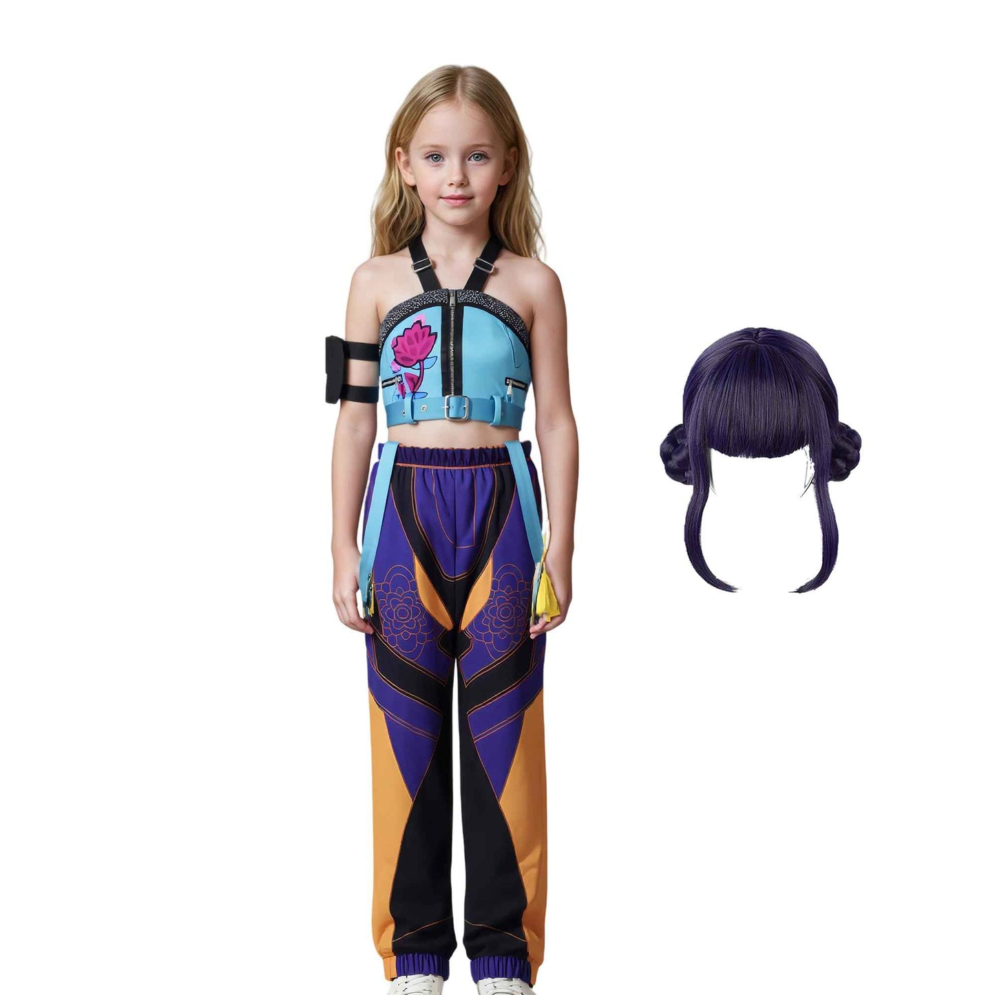 Girls Pop Singer Costume Halloween Party Cosplay Full Set Stage Performance Outfits