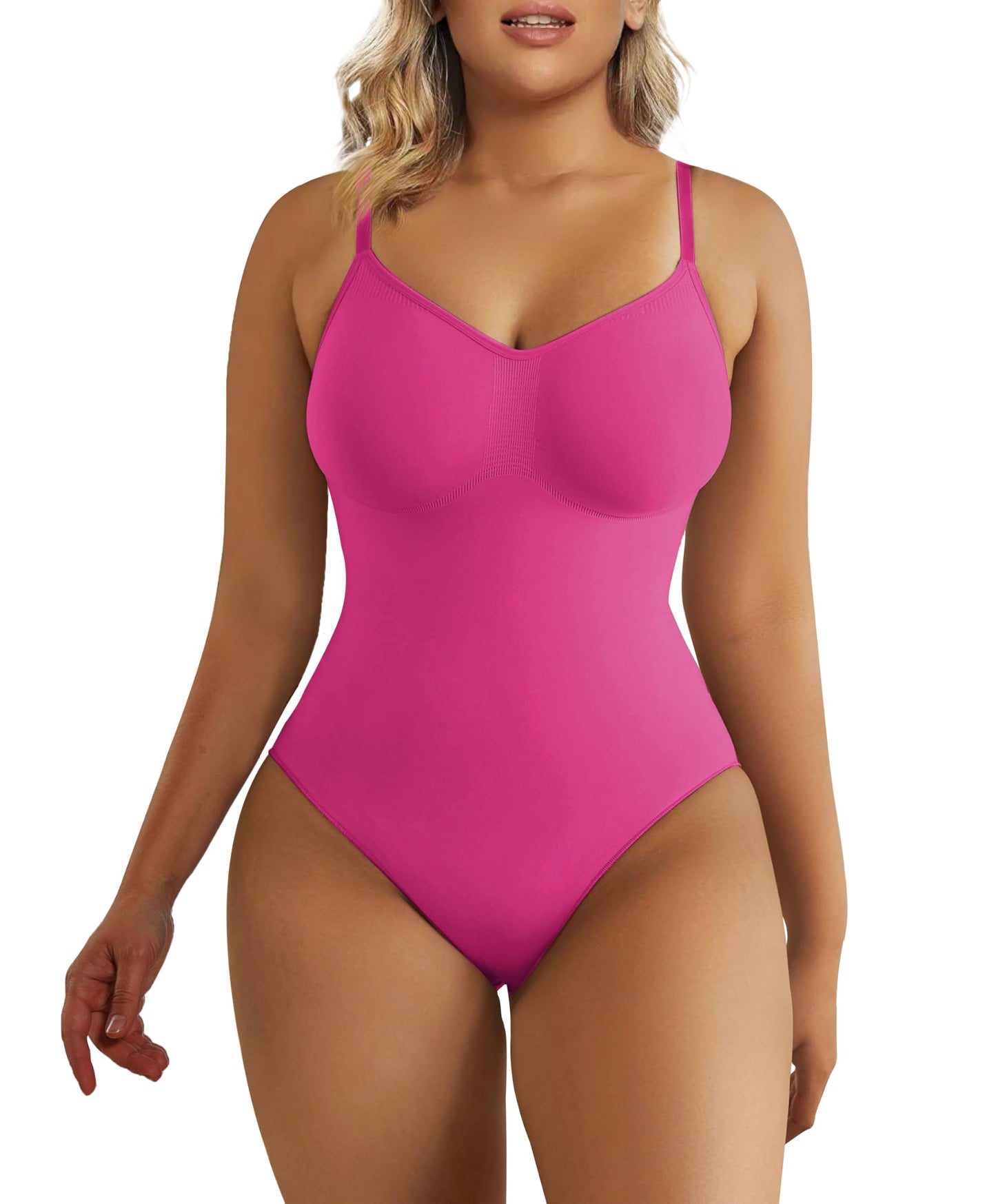 SHAPERX Women's Shapewear Bodysuit Tummy Control Body Shaper Seamless Sculpting Snatched Waist Body Suit