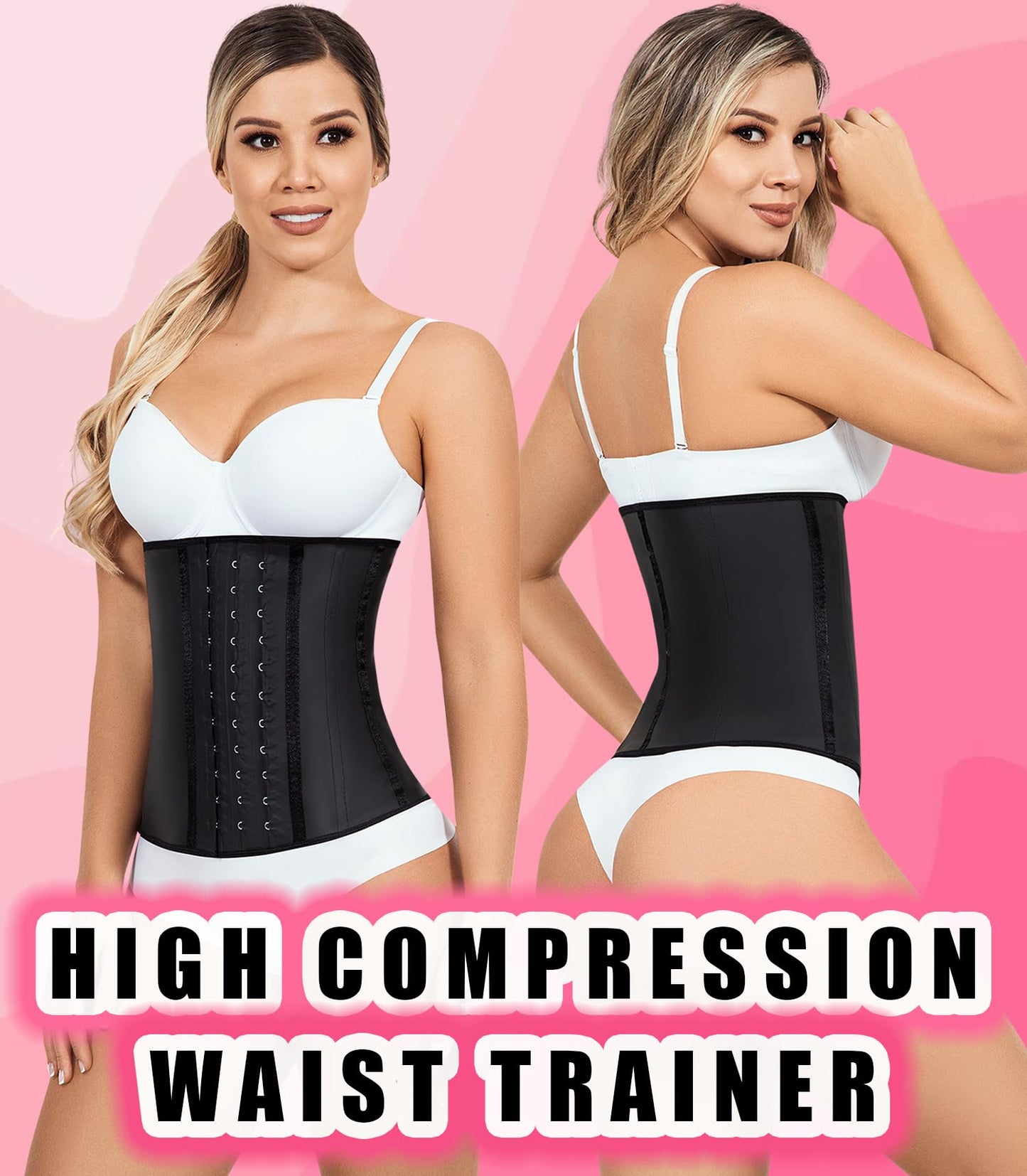 LADYSLIM ALL NEW Waist Trainer Cincher for Women Faja Colombiana Latex Body Shaper Reductora Cinturilla Modeladora Para Mujer