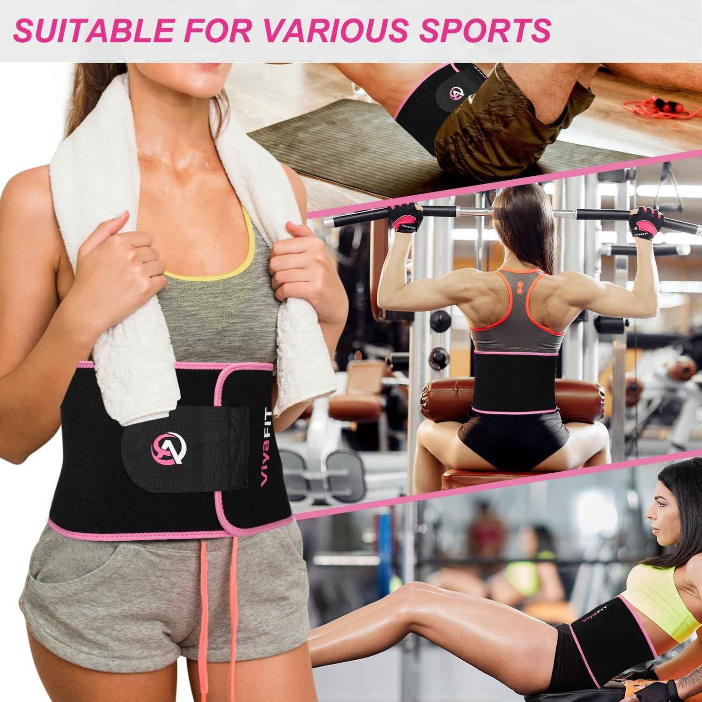 Waist Trimmer Belt, Premium Waist Trainer for Women & Men