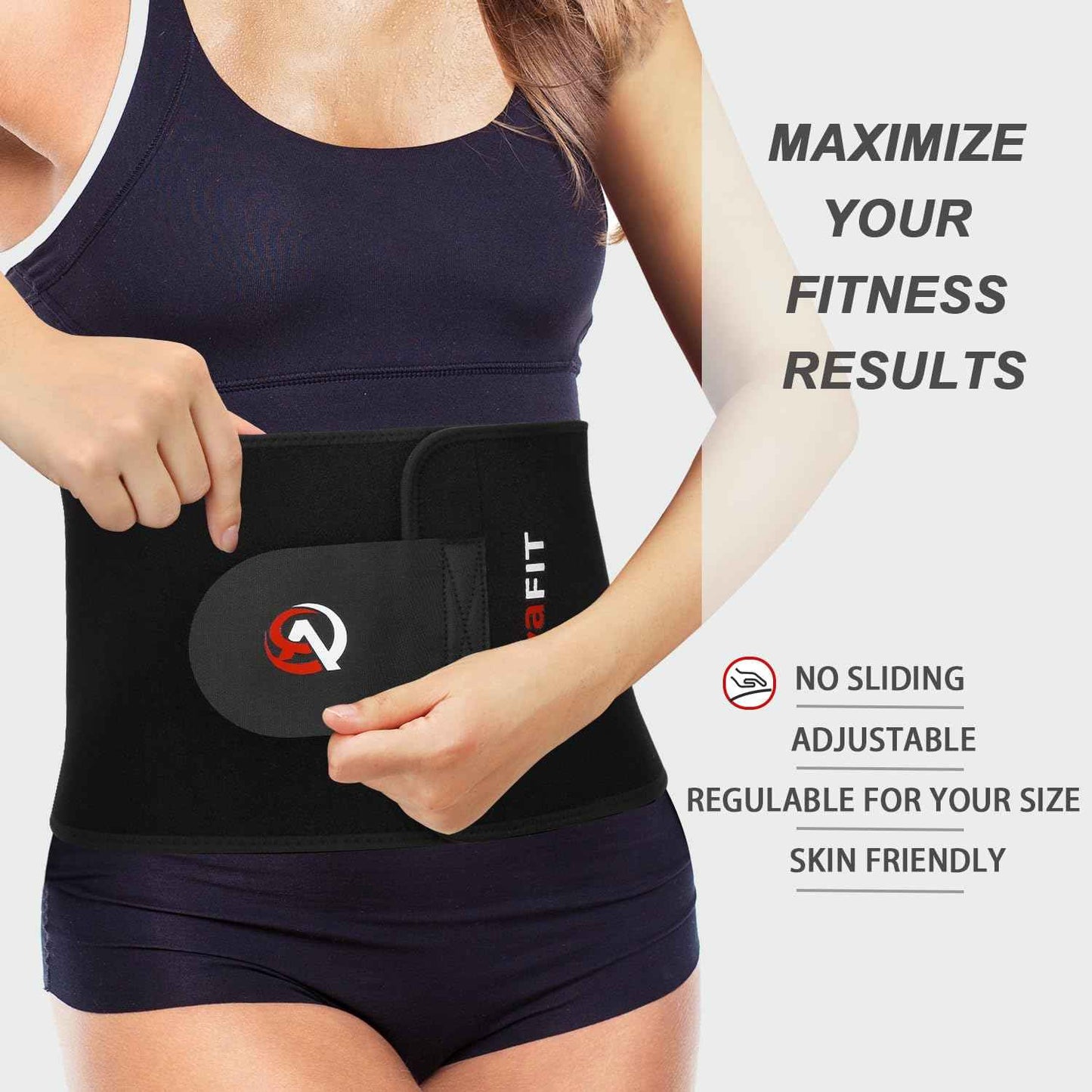 Waist Trimmer Belt, Premium Waist Trainer for Women & Men
