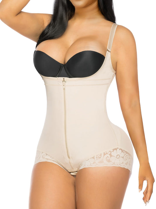 YIANNA Fajas Colombianas Shapewear for Women Postpartum Tummy Control Body Shaper Butt Lifter Bodysuit