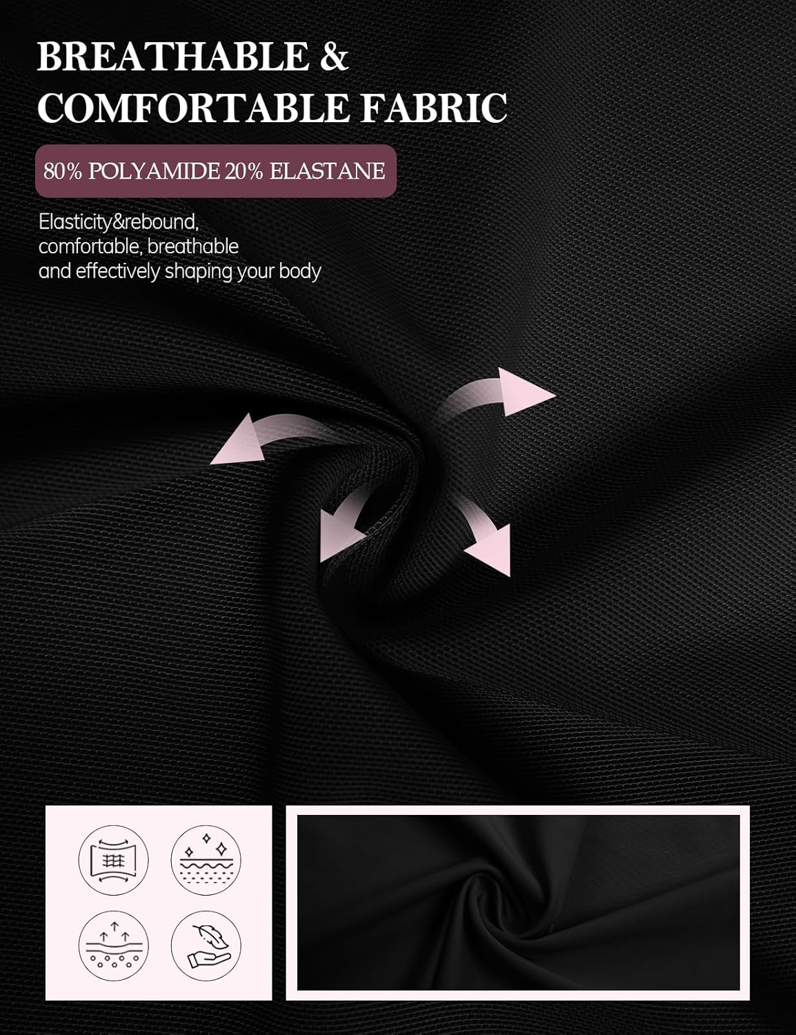 SHAPSHE Waist Trainer for Women Tummy Control Corset Sport Workout Body Shaper Compression Vest for Postpartum Gym with strap