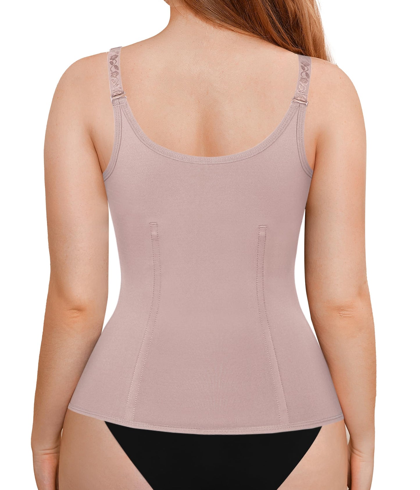LODAY Waist Trainer Corset for Women Tummy Control Sport Workout Body Shaper Black