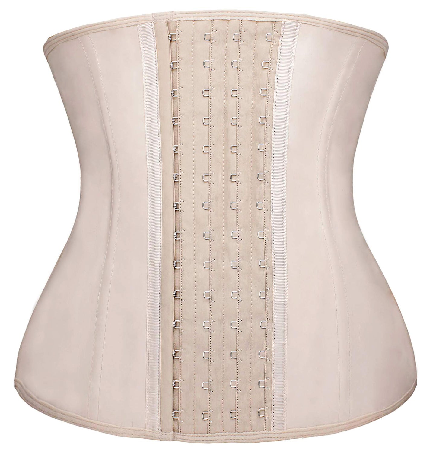 YIANNA Waist Trainer for Women Latex Underbust Waist Corsets Cincher Hourglass Body Shaper 4 Hooks