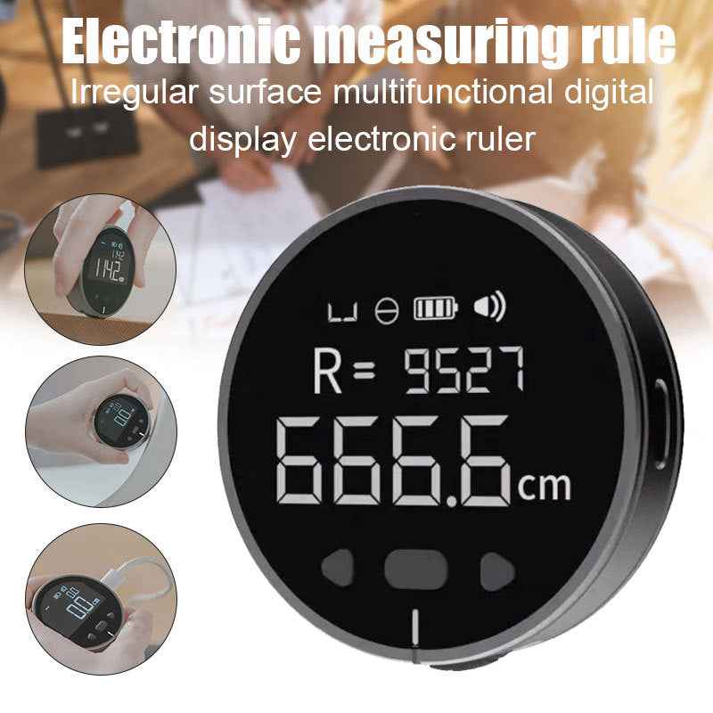 Distance Measuring Instrument | Electronic Measuring Ruler Tape | Measure High Definition Digital LCD | High Precision Electronic Measuring Ruler Tool