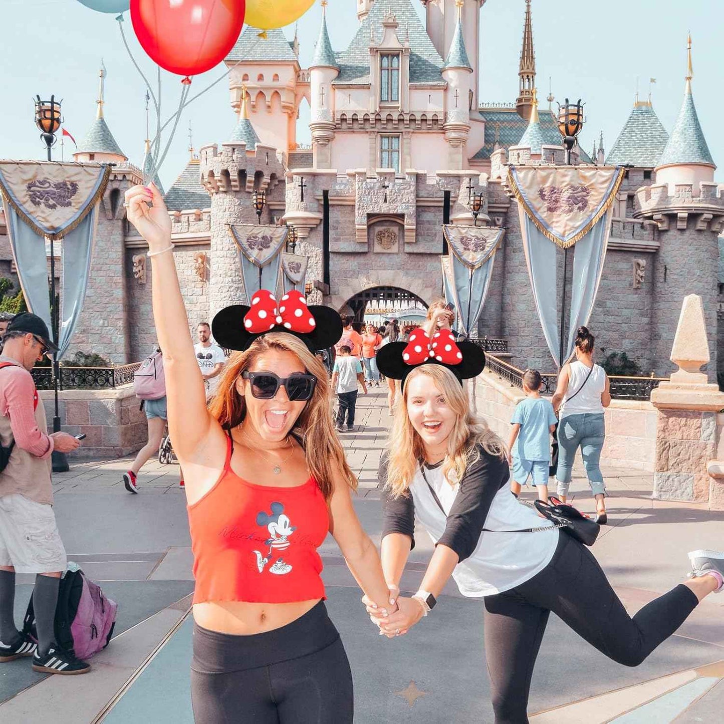 Handmade Mouse Ears Headband for Women and Girls, Polka Dot Bow Minnie Ears Costume Accessories