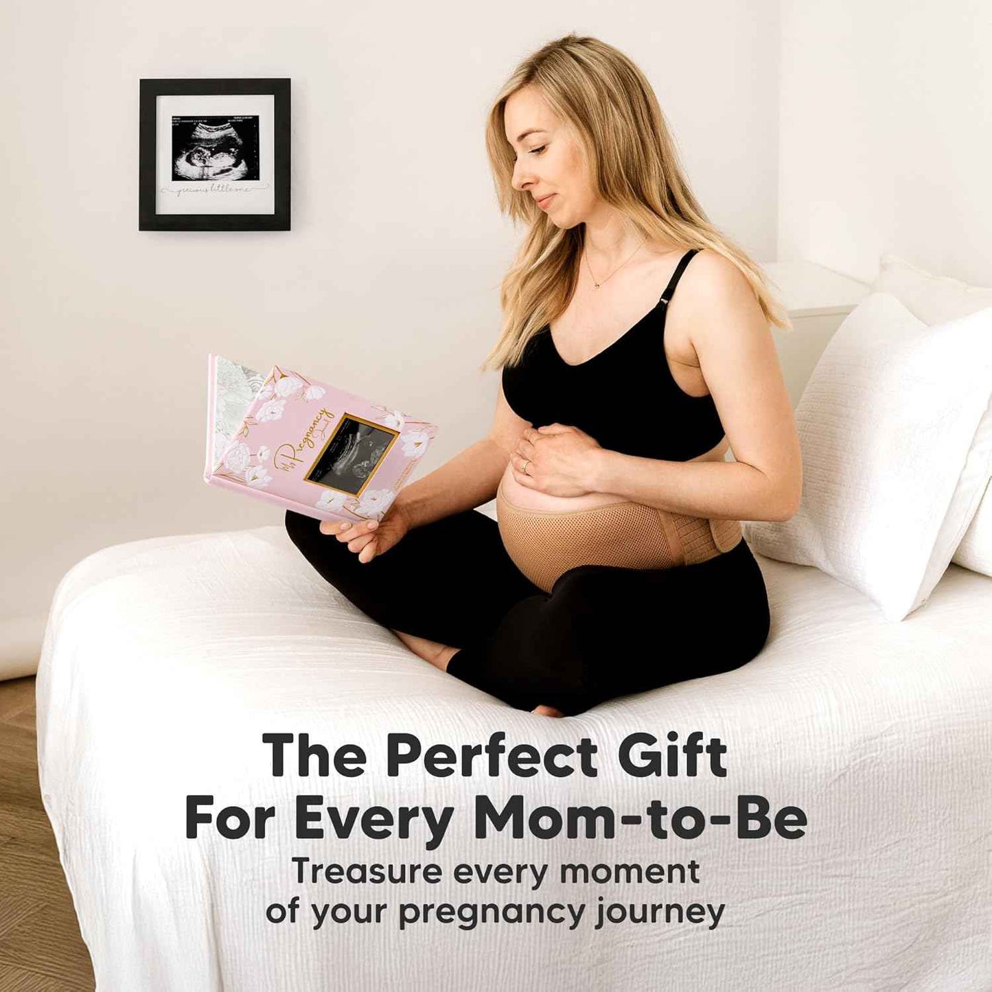 KeaBabies Maternity Belly Bands for Pregnant Women - Soft & Breathable Pregnancy Belly Support Band, Adjustable Maternity Belt for Back, Pelvic Support, Comfortable, Easy to Use (Classic Ivory, M/L)
