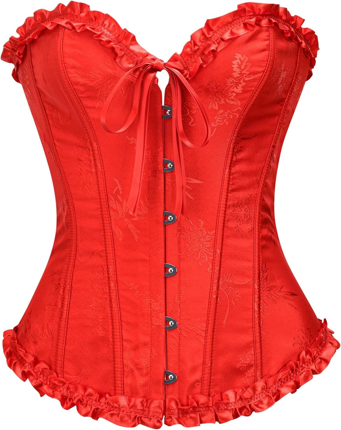 SZIVYSHI Corset Tops for Women, Bustier Shapewear Lingerie, Lace Waist Push Up Bodysuit