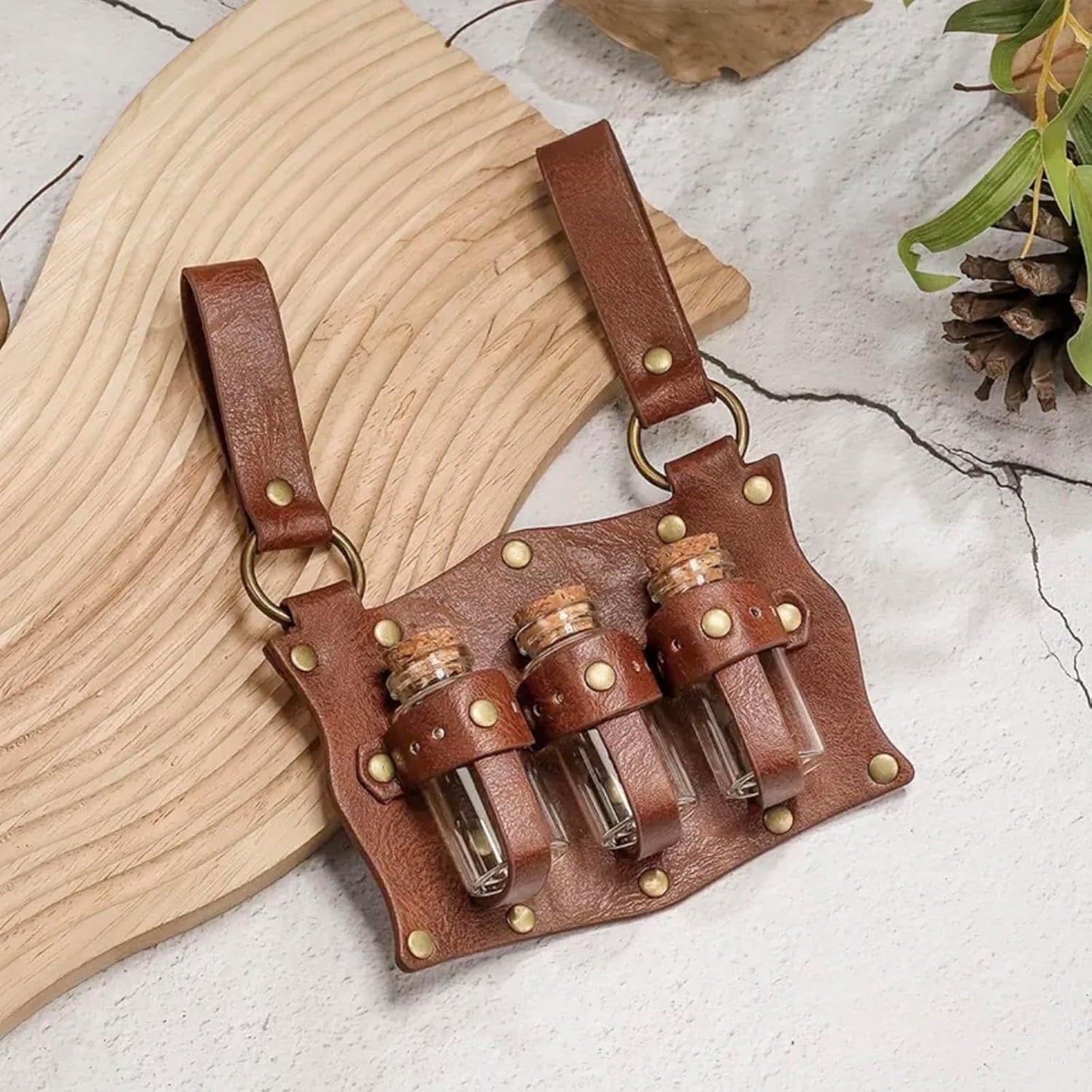 5PCS Renaissance Costume Sets Corset Waistband Belt Pouch Coin Purse Potion Bottle Vials Skirt Hike Medieval Cosplay