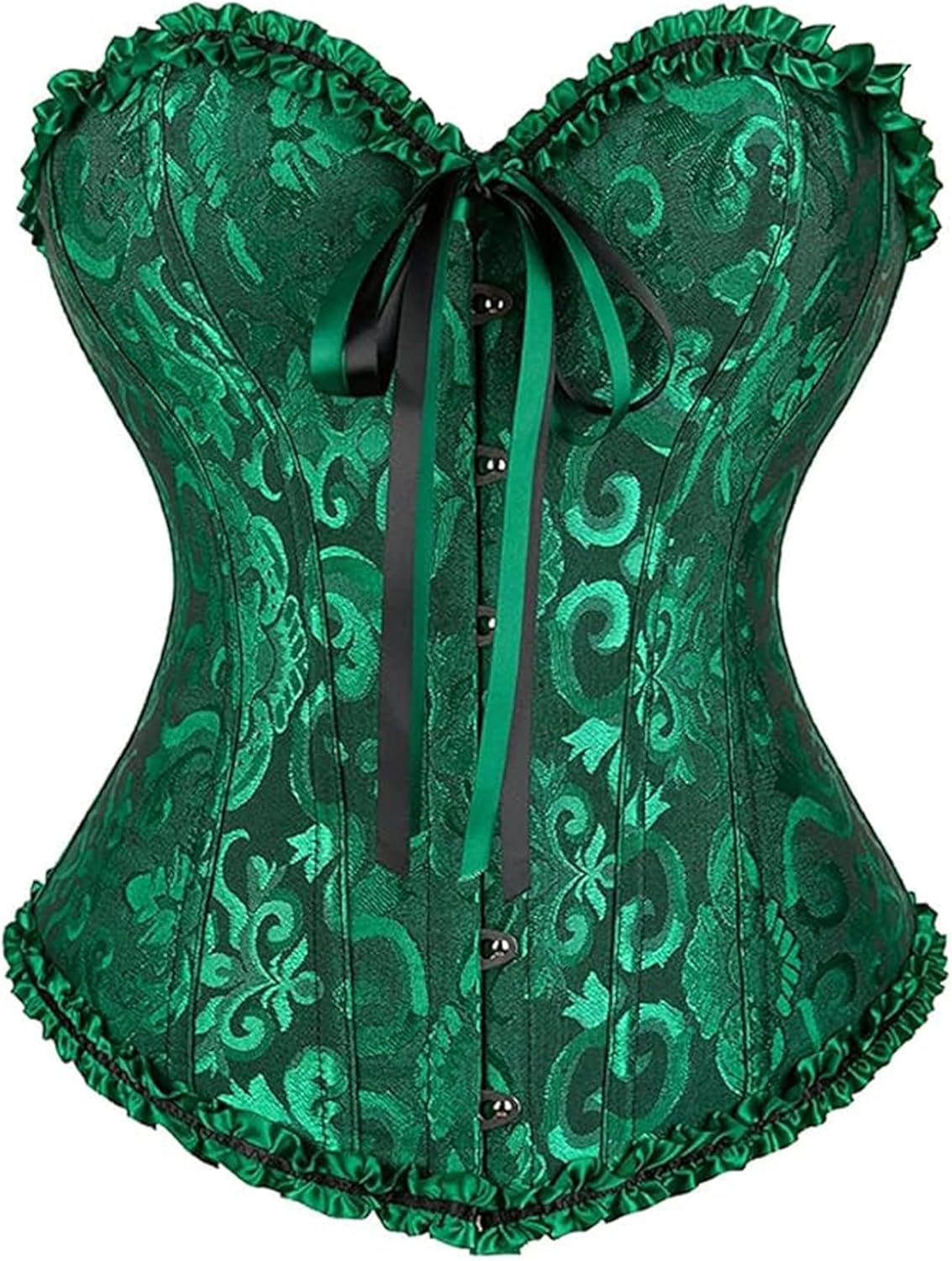 Alivila.Y Fashion Womens Lace Up Corset Top Overbust Body Shaper Bustier Corsets for Women