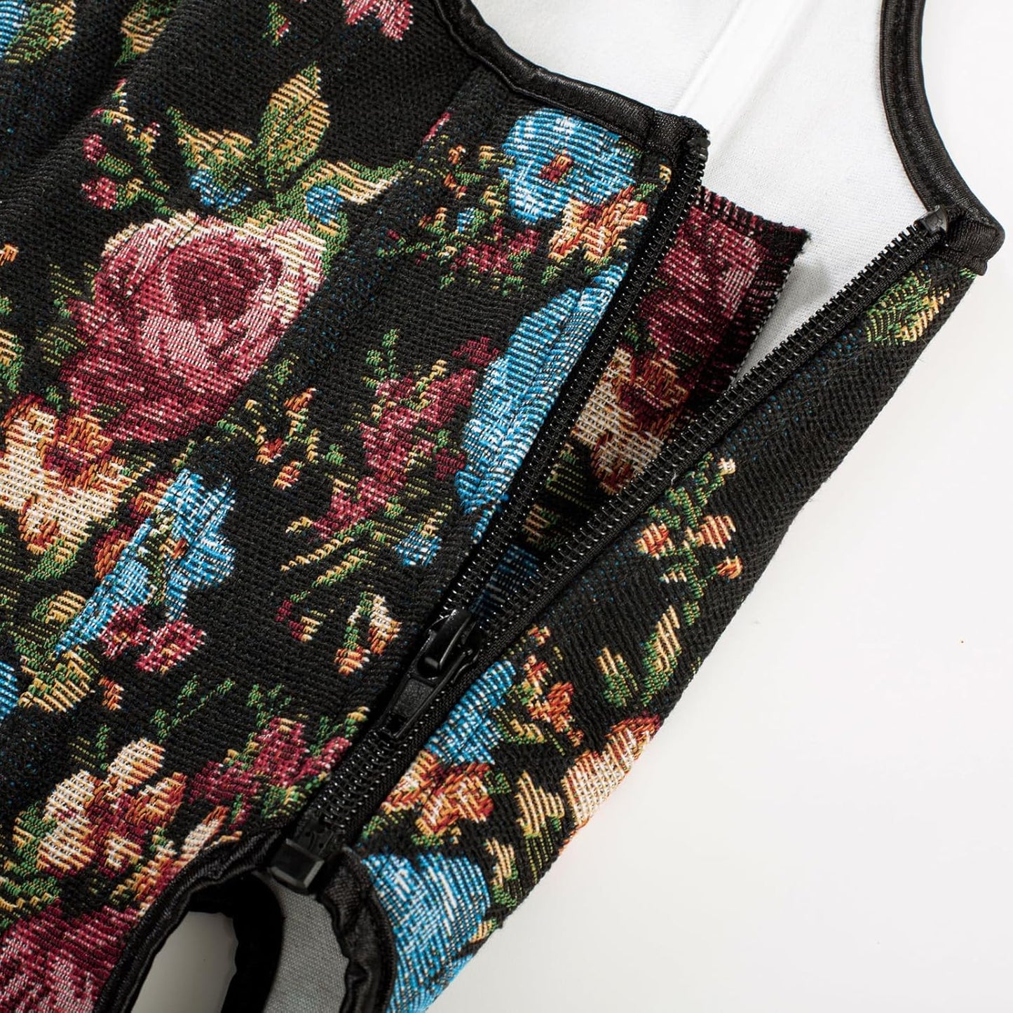 Scarlet Darkness Corset Tops for Women Renaissance Corset Floral Lace Up Bodyshaper Bustier