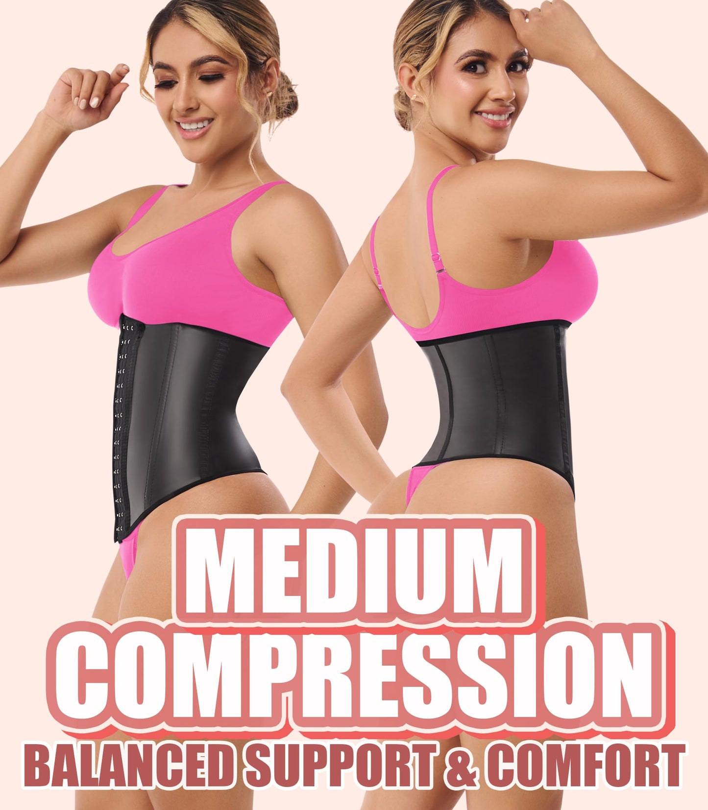 LADYSLIM ALL NEW Waist Trainer Cincher for Women Faja Colombiana Latex Body Shaper Reductora Cinturilla Modeladora Para Mujer