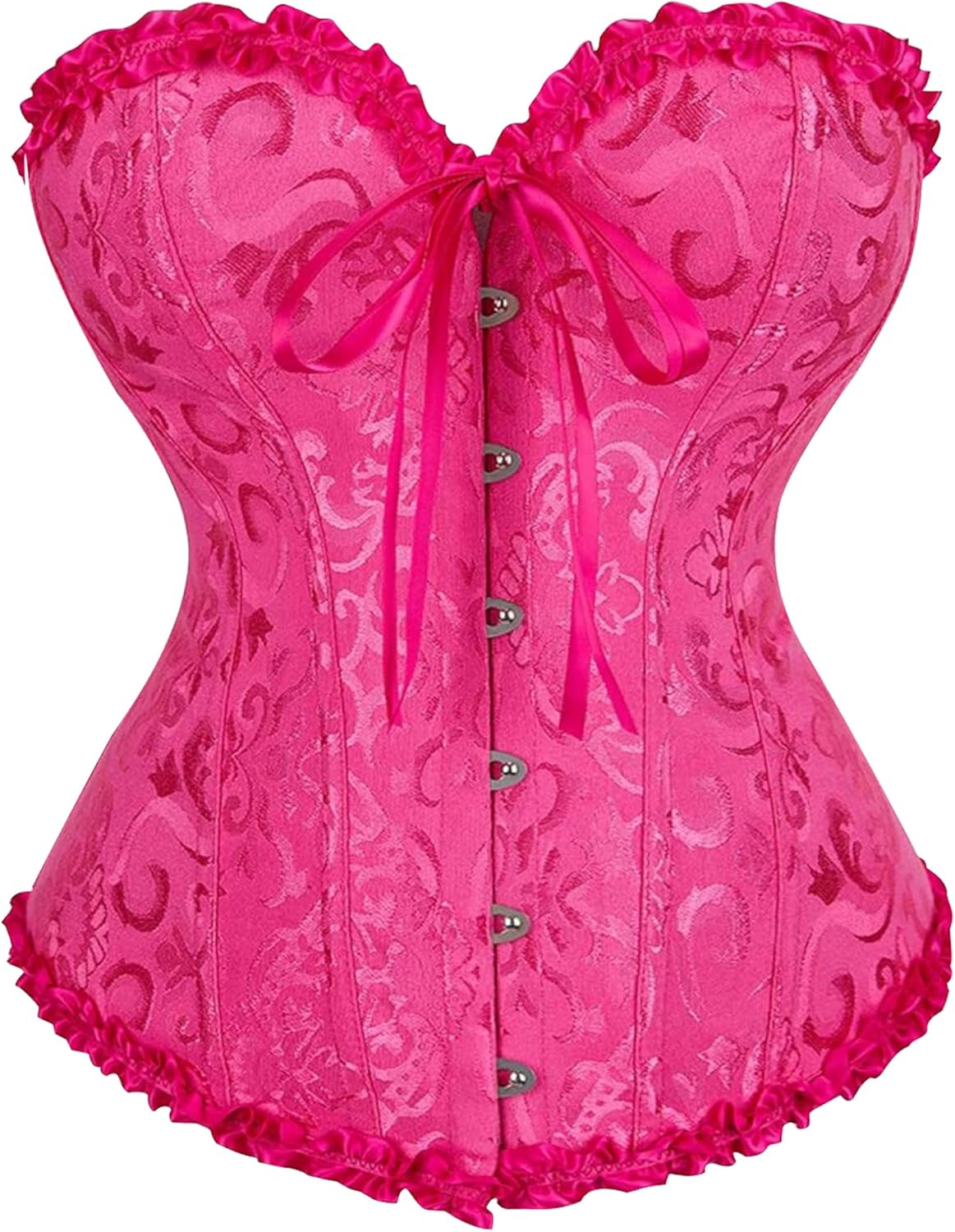Alivila.Y Fashion Womens Lace Up Corset Top Overbust Body Shaper Bustier Corsets for Women