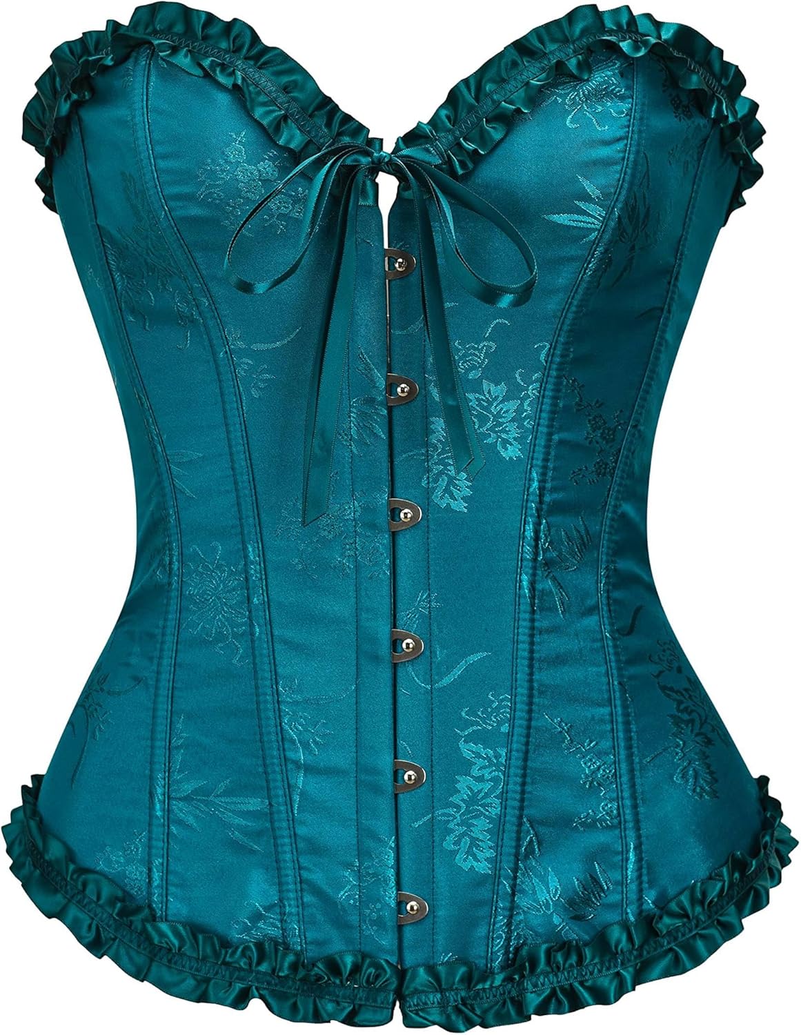 SZIVYSHI Corset Tops for Women, Bustier Shapewear Lingerie, Lace Waist Push Up Bodysuit