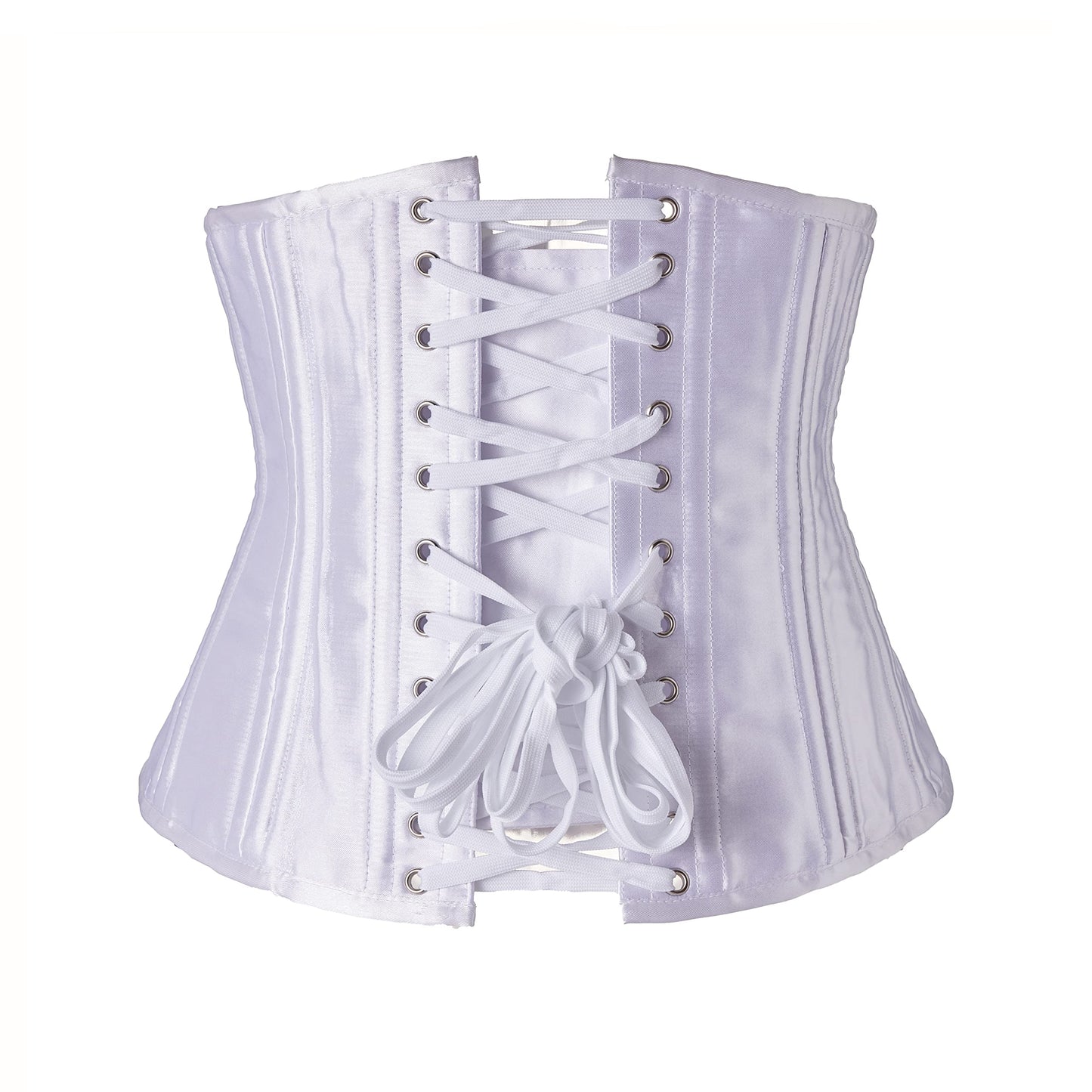 Women Heavy Spiral 26 Steel Boned Underbust Corset Satin Heavy Duty Waist Training Shaper Cincher