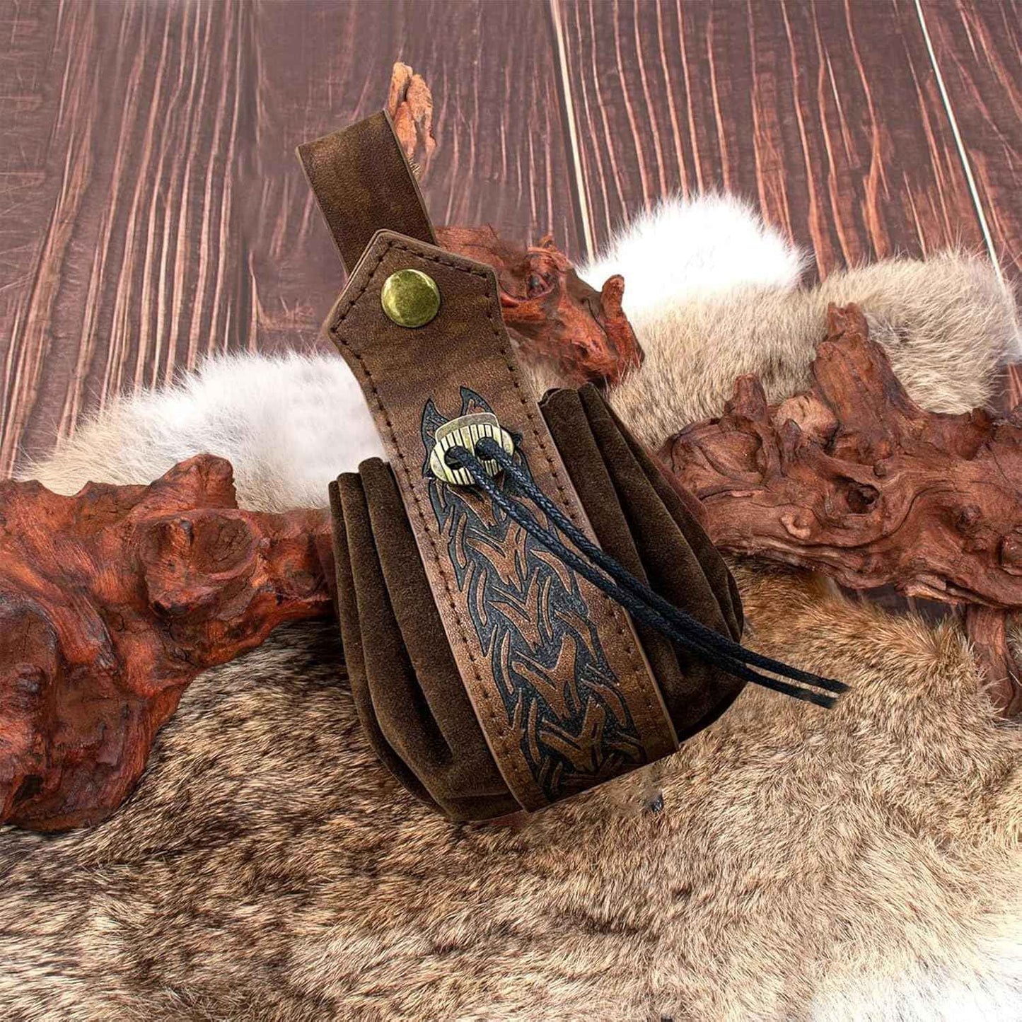 5PCS Renaissance Costume Sets Corset Waistband Belt Pouch Coin Purse Potion Bottle Vials Skirt Hike Medieval Cosplay