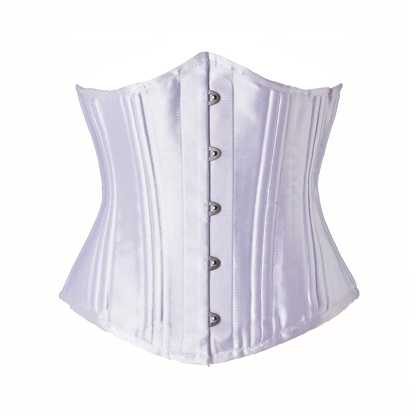 Women Heavy Spiral 26 Steel Boned Underbust Corset Satin Heavy Duty Waist Training Shaper Cincher